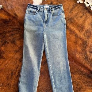Good American Straight Leg Jeans Size 8